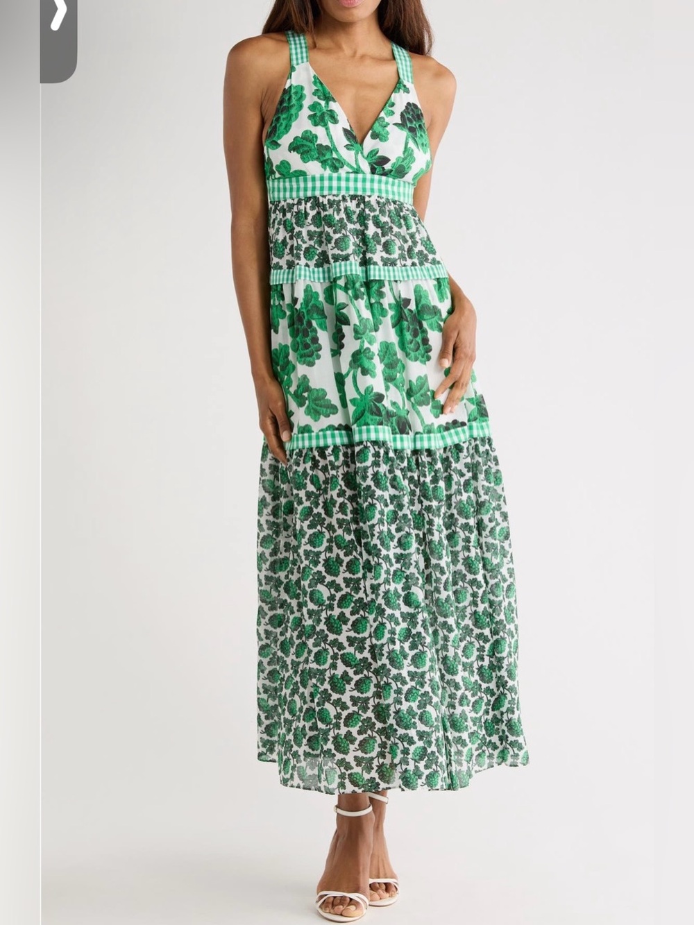 Diane Von Furstenberg Josephine Cotton & Silk Blend Maxi Dress NWT 🍀